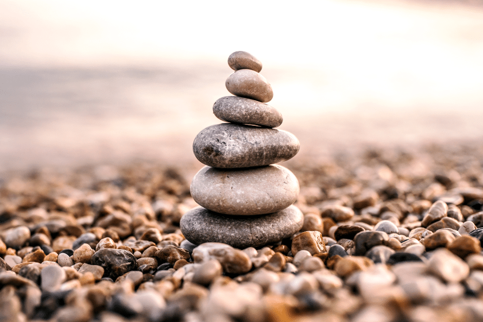 Latest News stacked rocks